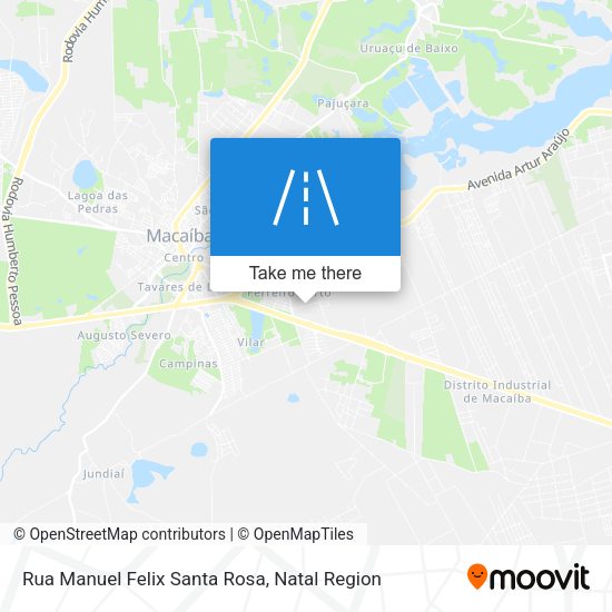 Rua Manuel Felix Santa Rosa map