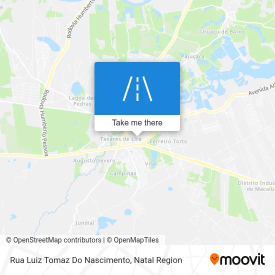Rua Luiz Tomaz Do Nascimento map