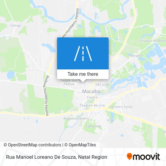 Rua Manoel Loreano De Souza map