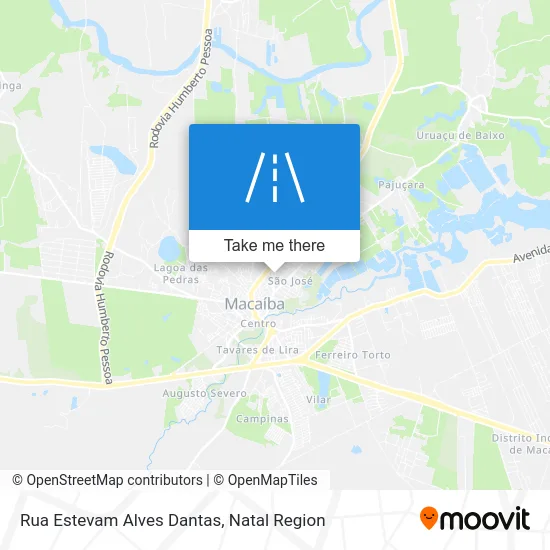 Rua Estevam Alves Dantas map