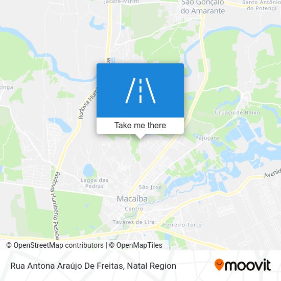 Rua Antona Araújo De Freitas map