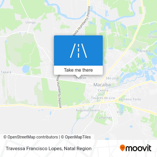Travessa Francisco Lopes map