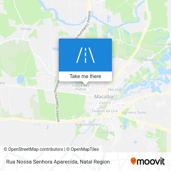 Rua Nossa Senhora Aparecida map