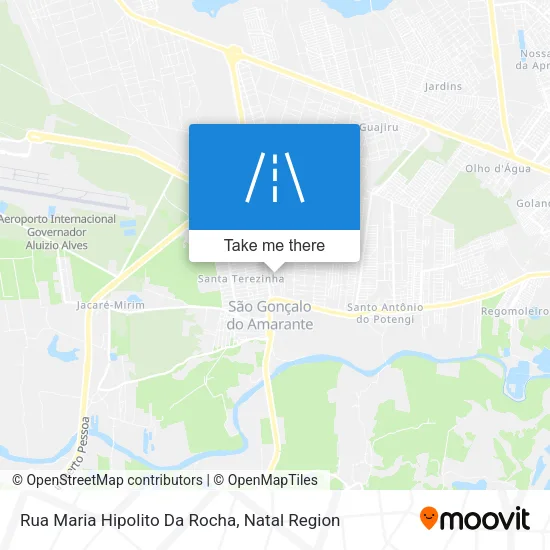 Rua Maria Hipolito Da Rocha map