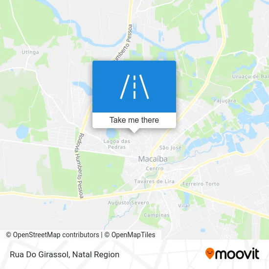 Rua Do Girassol map