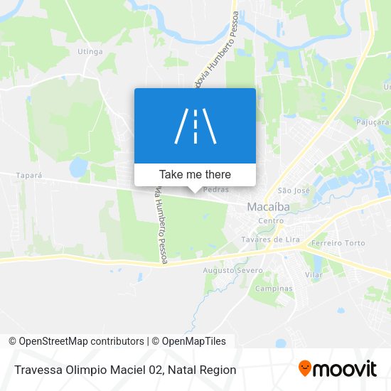 Travessa Olimpio Maciel 02 map