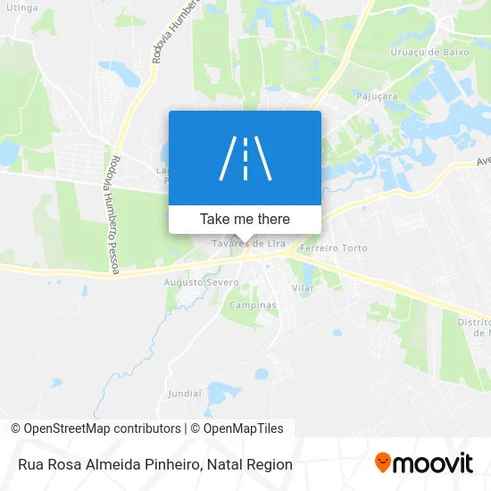 Rua Rosa Almeida Pinheiro map