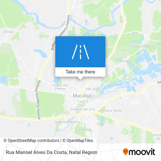 Rua Manoel Alves Da Costa map