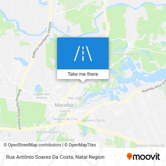 Rua Antônio Soares Da Costa map
