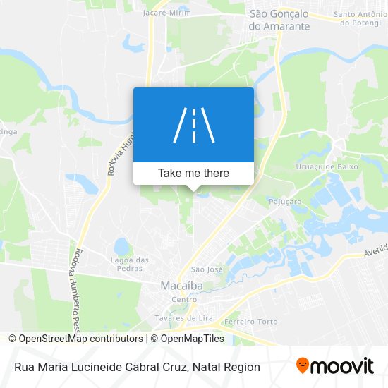 Rua Maria Lucineide Cabral Cruz map