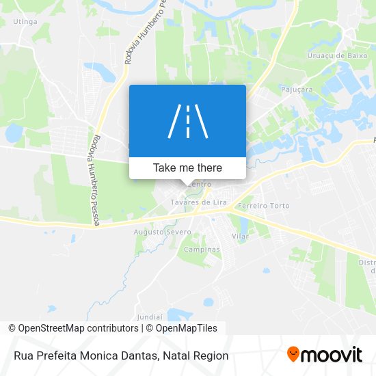 Rua Prefeita Monica Dantas map