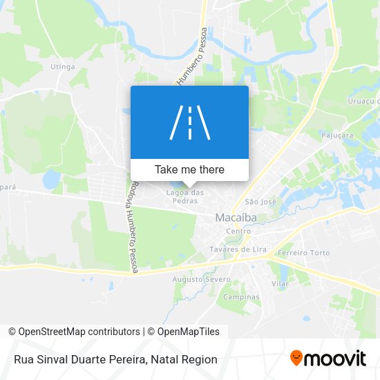 Rua Sinval Duarte Pereira map