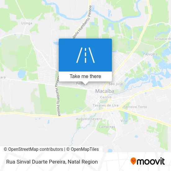 Rua Sinval Duarte Pereira map