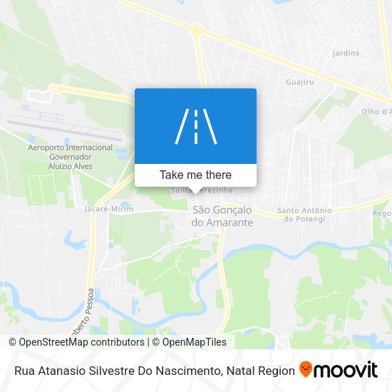 Rua Atanasio Silvestre Do Nascimento map