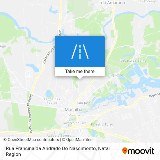 Rua Francinalda Andrade Do Nascimento map