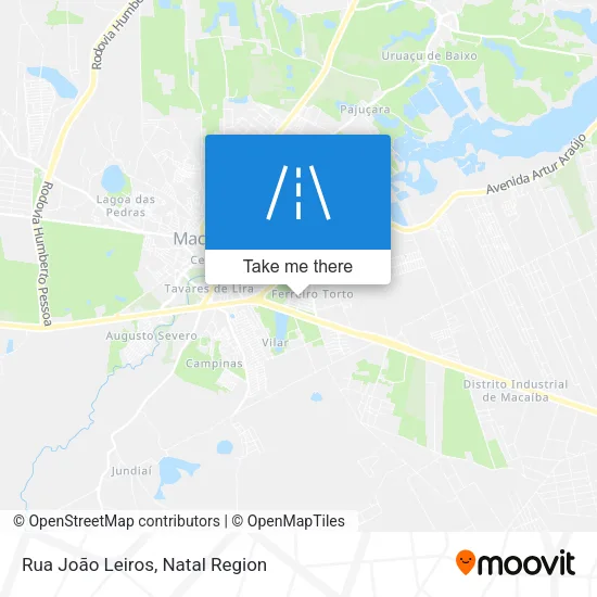 Rua João Leiros map