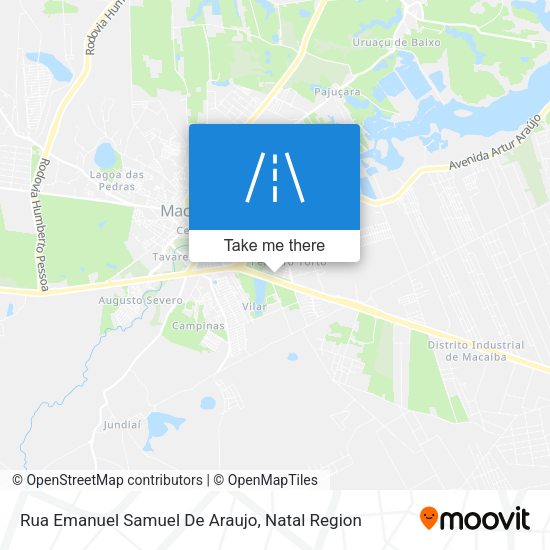 Rua Emanuel Samuel De Araujo map