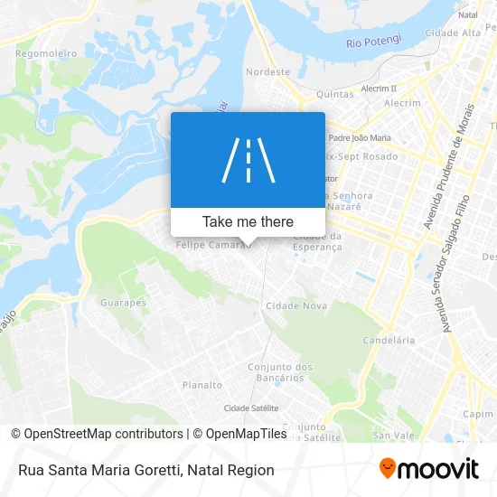 Rua Santa Maria Goretti map