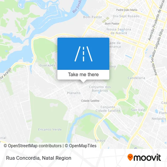 Rua Concordia map