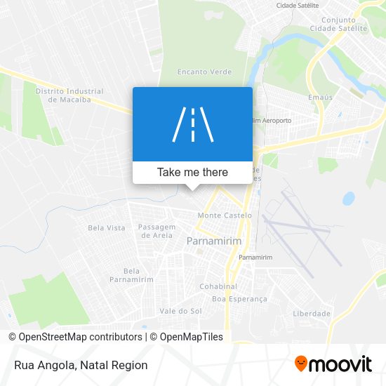 Rua Angola map