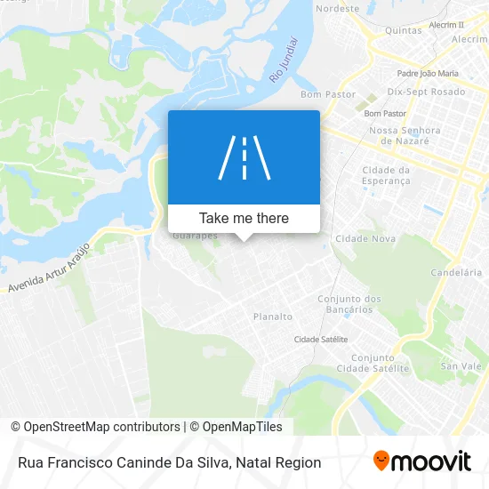 Rua Francisco Caninde Da Silva map
