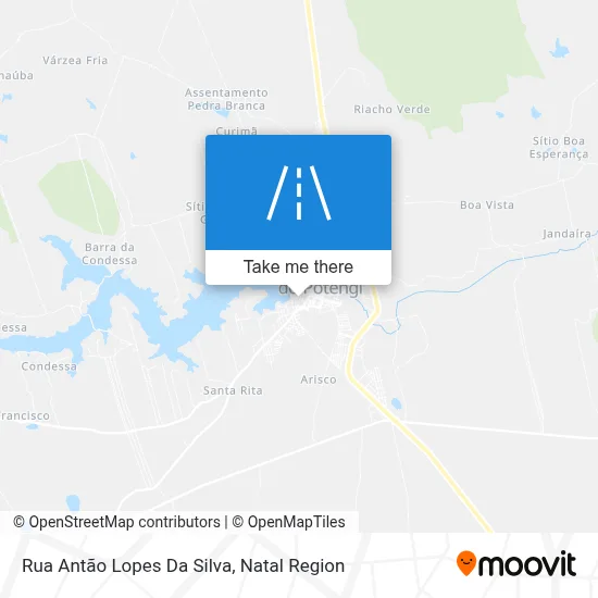 Rua Antão Lopes Da Silva map