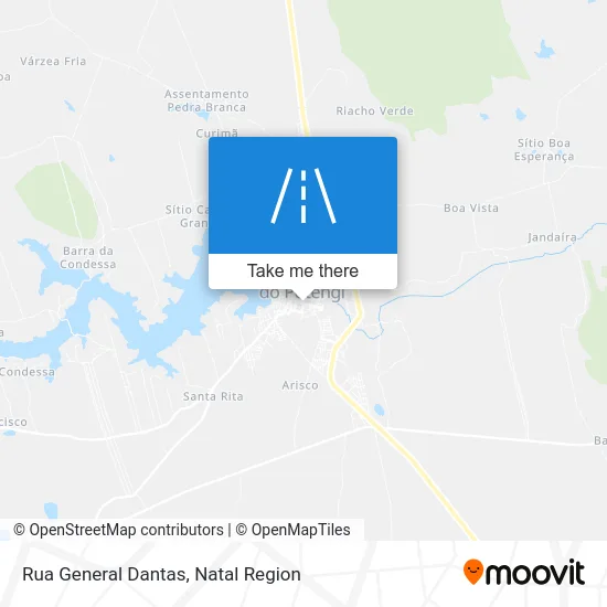 Rua General Dantas map