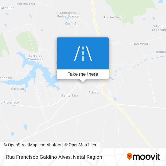 Rua Francisco Galdino Alves map