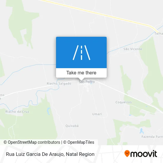 Rua Luiz Garcia De Araujo map