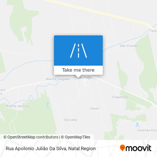 Rua Apolonio Julião Da Silva map