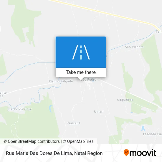 Rua Maria Das Dores De Lima map