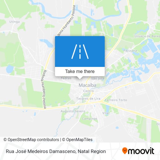 Rua José Medeiros Damasceno map