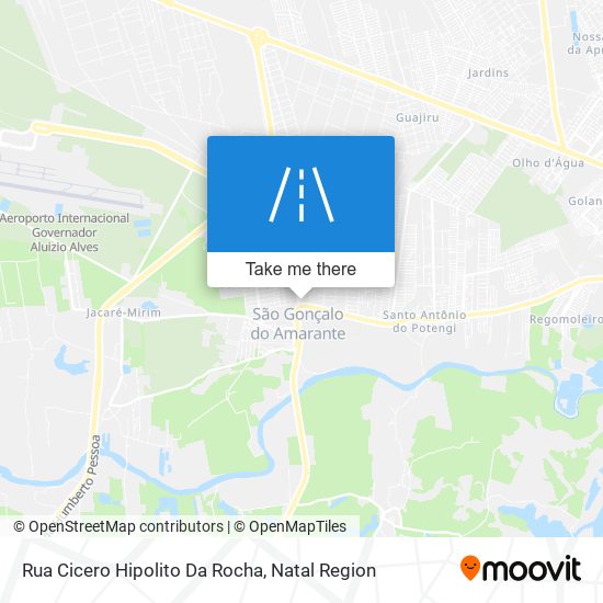 Rua Cicero Hipolito Da Rocha map