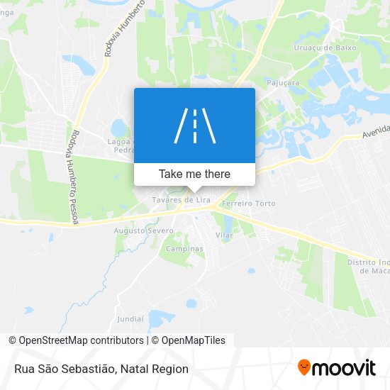 Rua São Sebastião map