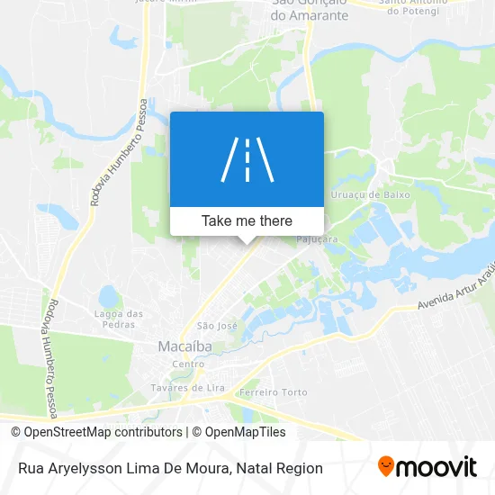 Rua Aryelysson Lima De Moura map