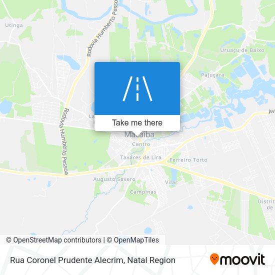 Rua Coronel Prudente Alecrim map