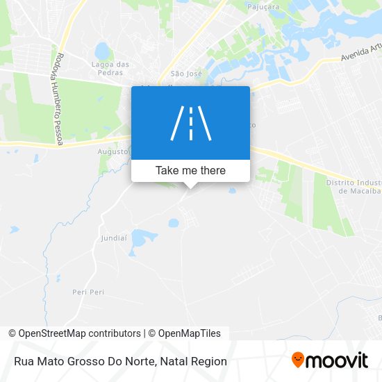 Rua Mato Grosso Do Norte map