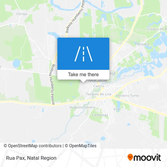 Rua Pax map