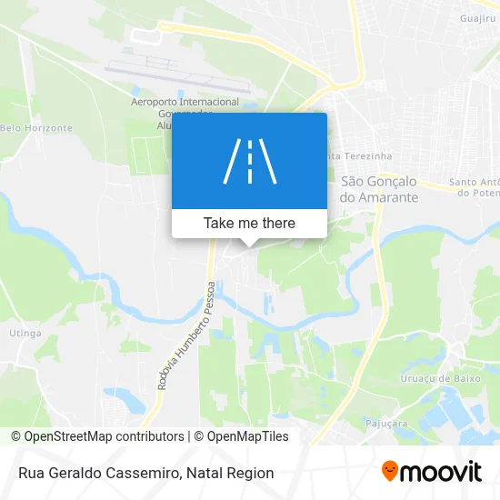 Rua Geraldo Cassemiro map