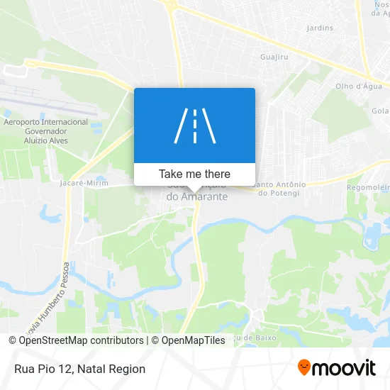 Rua Pio 12 map