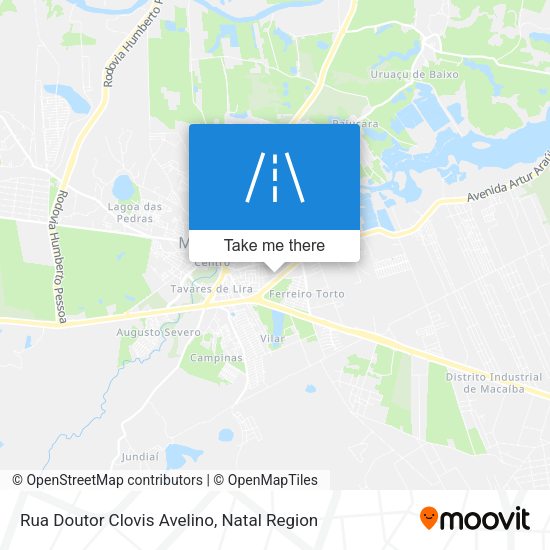 Rua Doutor Clovis Avelino map