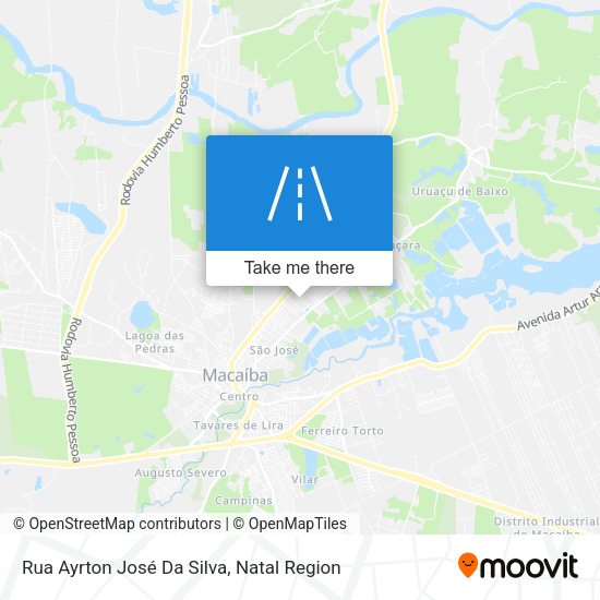 Rua Ayrton José Da Silva map