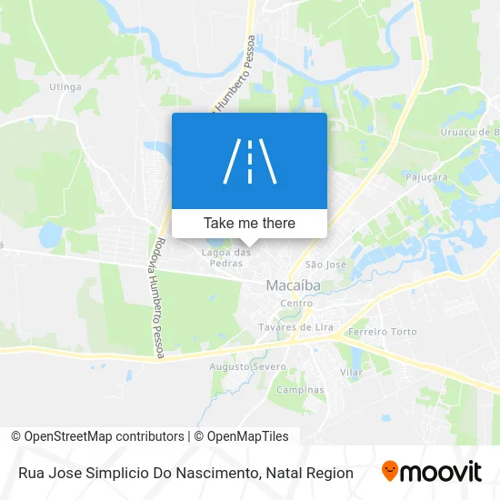 Rua Jose Simplicio Do Nascimento map
