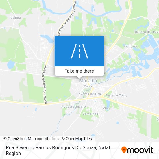 Rua Severino Ramos Rodrigues Do Souza map