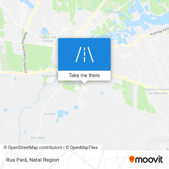 Rua Pará map