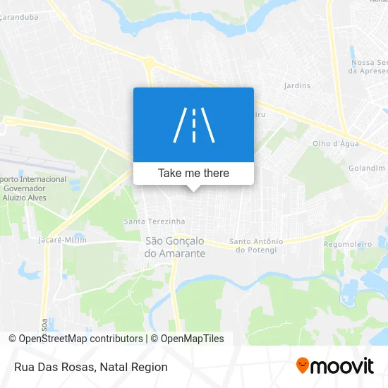 Rua Das Rosas map