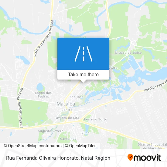 Rua Fernanda Oliveira Honorato map