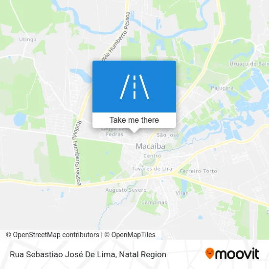 Rua Sebastiao José De Lima map