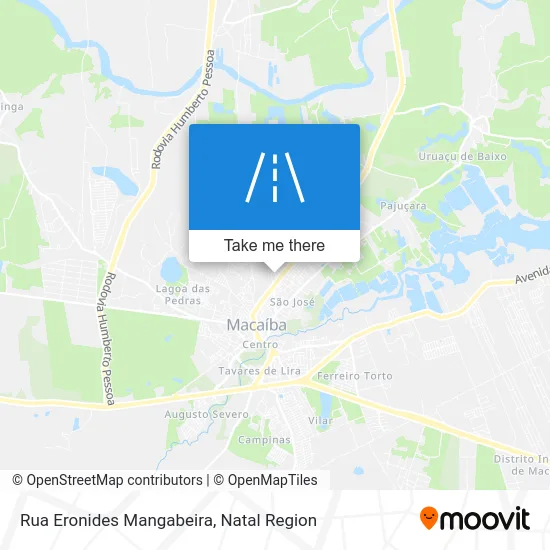 Rua Eronides Mangabeira map