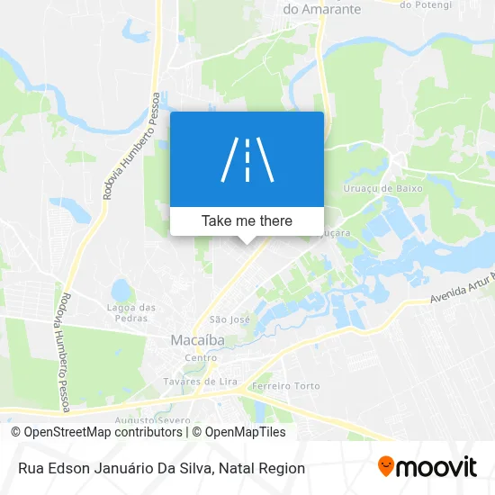 Rua Edson Januário Da Silva map